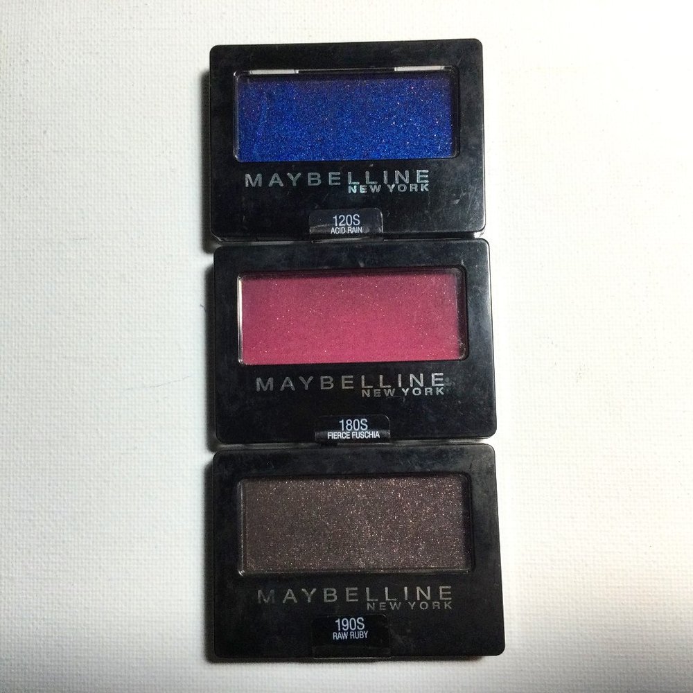 Set of 3 Maybelline Expertwear Shadow Ruby Pink
